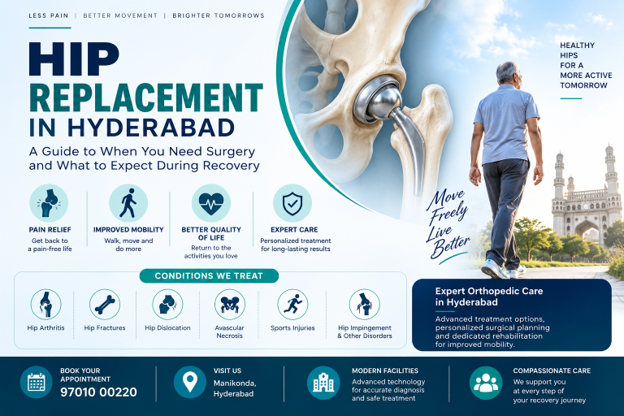 Hip Replacement in Hyderabad: Who Needs Surgery and What to Expect During Recovery? Thumbnail