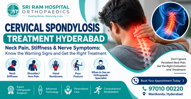 Cervical Spondylosis Treatment in Hyderabad: Symptoms, Causes & Treatment Thumbnail